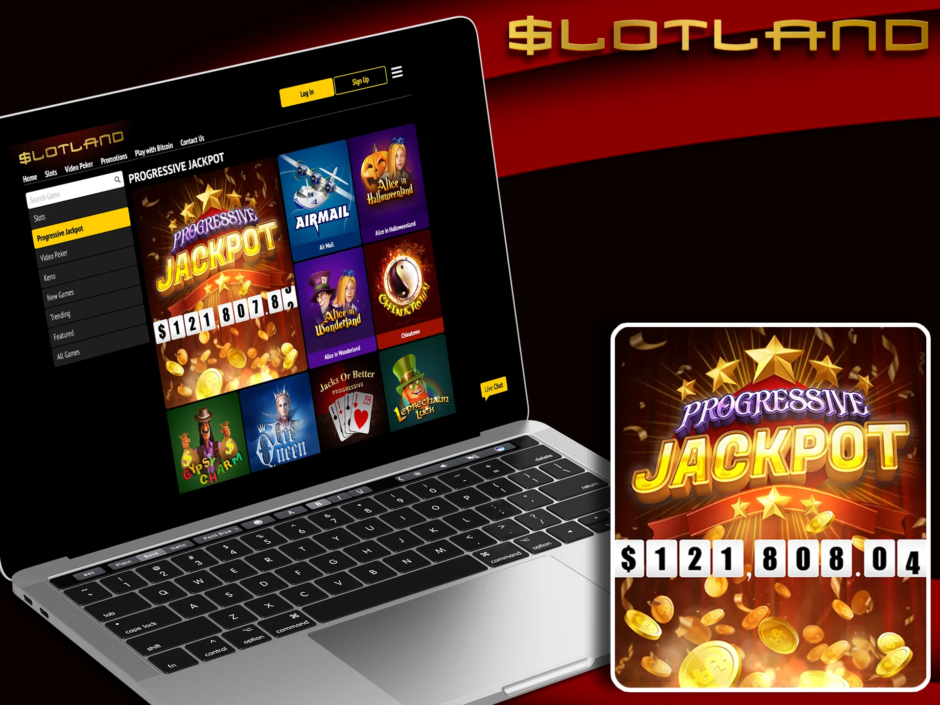 Catch your jackpot at Slotland.