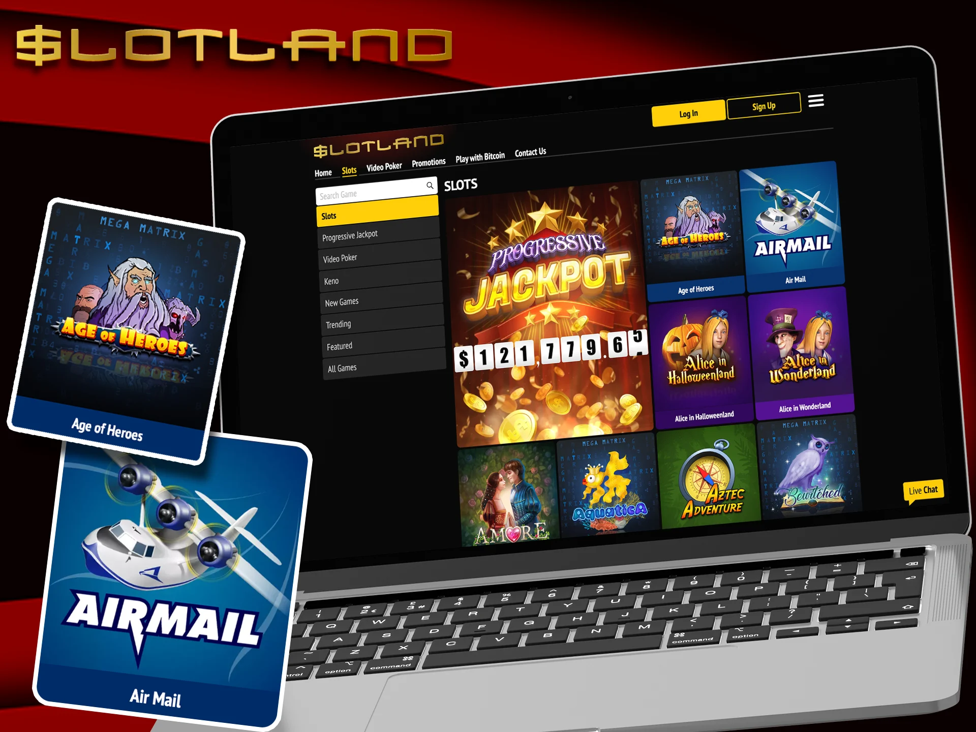 Spin the slots and get richer with Slotland.