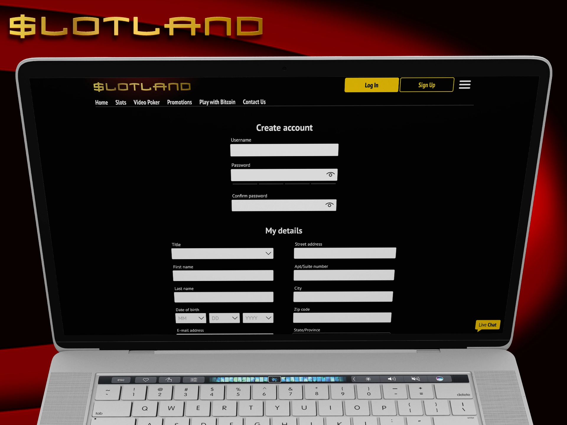 Learn how to successfully complete your Slotland registration.