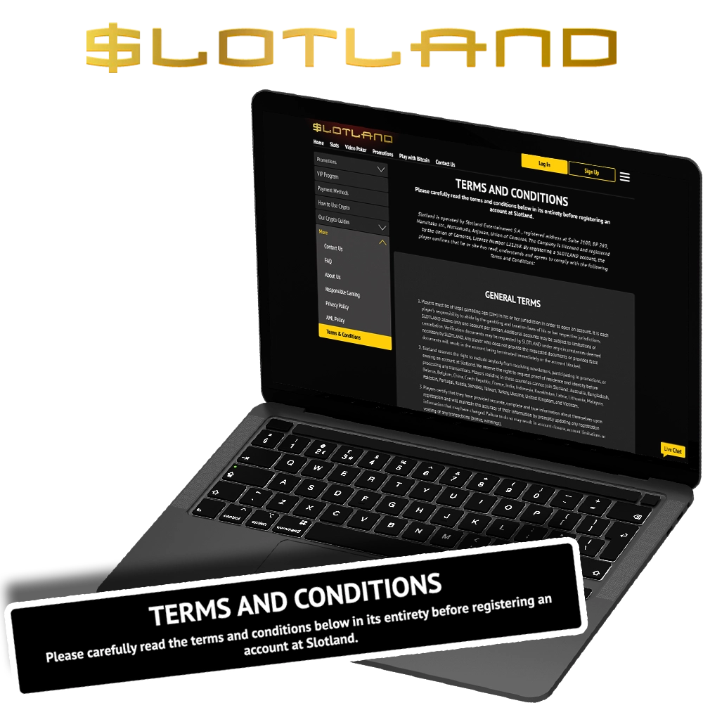 Adhere to Slotland terms and conditions.